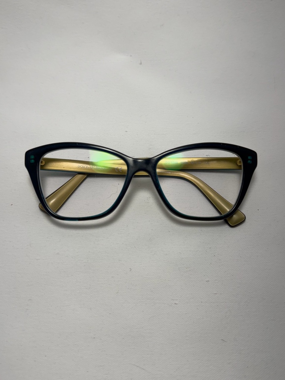 Dolce & Gabbana Green & Yellow Eyeglasses - Frames Only